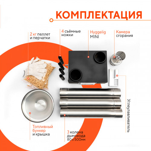 Походная печь Hyggelig MINI в Уфе