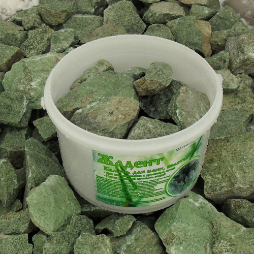 Камни для бани Жадеит колотый 15кг в Уфе