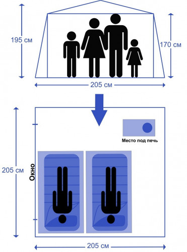 Мобильная баня-палатка МОРЖ в Уфе