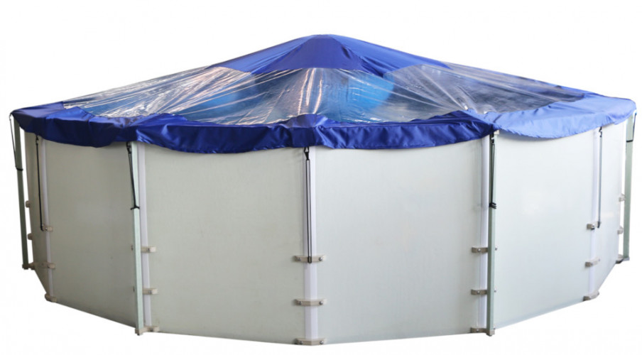 Тент для бассейна с надувной подушкой "Фиеста" в Уфе