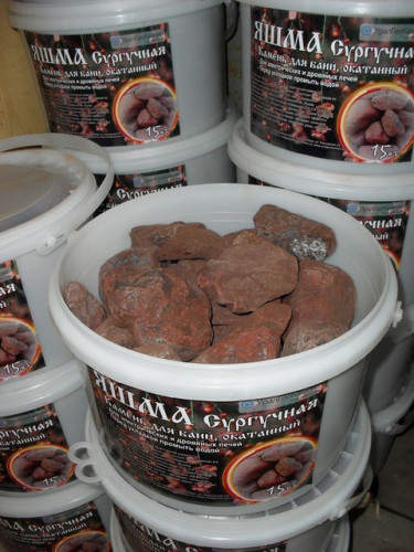 Камни для бани Яшма окатанная 15кг в Уфе