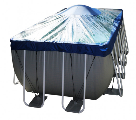 Тент для прямоугольного бассейна Intex/Bestway с надувной подушкой "Фиеста" в Уфе