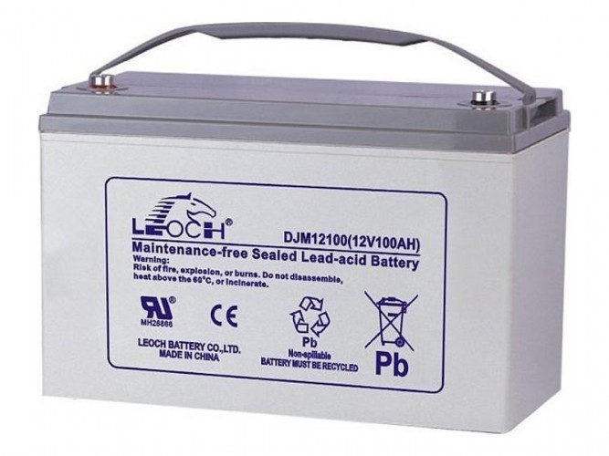 Аккумулятор Leoch DJM12100 (12 В, 100 Ач) в Уфе