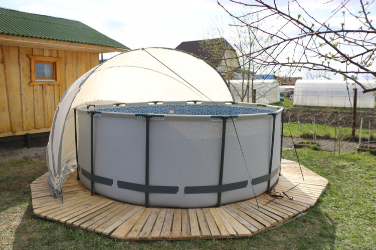 Купол-тент для бассейнов "Фиеста" КОМБИ в Уфе