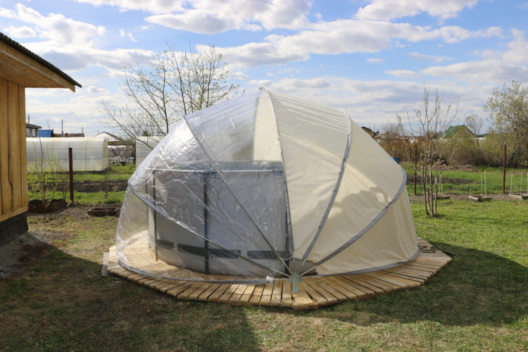 Купол-тент для бассейнов "Фиеста" КОМБИ в Уфе