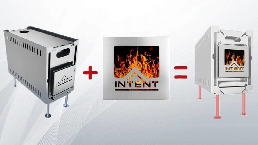 Стеклянная дверца для печи Intent в Уфе