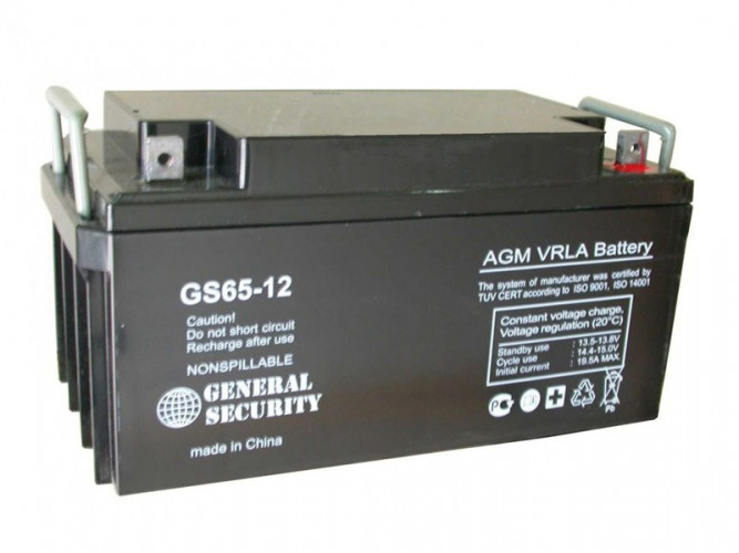 Аккумулятор General Security GS 65-12 (12 В, 65 Ач) в Уфе