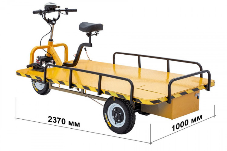 Грузовая электрическая тележка RuTrike ТАКСА ВАЙД в Уфе