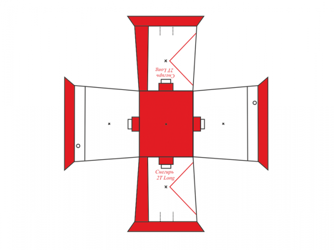 Зимняя палатка для рыбалки Куб Снегирь 2T Long Компакт в Уфе