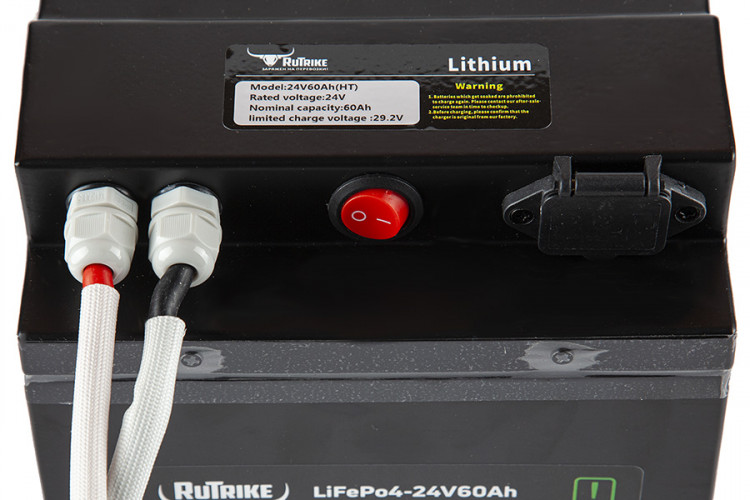 Тяговый железо-фосфатный аккумулятор RuTrike LiFePO4 24V60Ah (80А) в Уфе