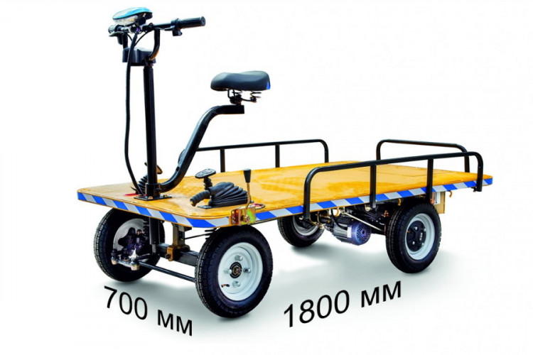 Грузовая электрическая тележка RuTrike СКЛАД 1800 в Уфе