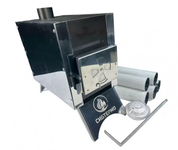 Печь дровяная Сибирка малая из нержавейки в Уфе