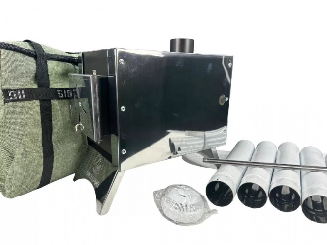 Печь дровяная Сибирка средняя из нержавейки в Уфе