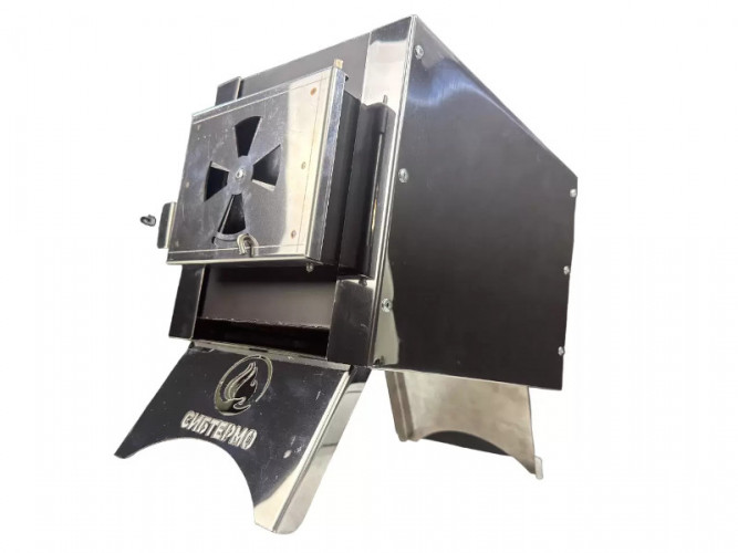 Печь дровяная Сибирка средняя из нержавейки в Уфе