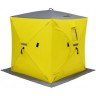 Палатка для рыбалки Helios Куб 1,5х1,5 желто/серый в Уфе