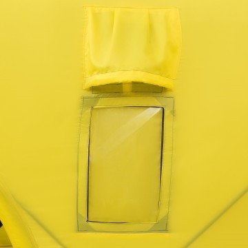 Палатка для рыбалки Helios Куб 1,5х1,5 желто/серый в Уфе