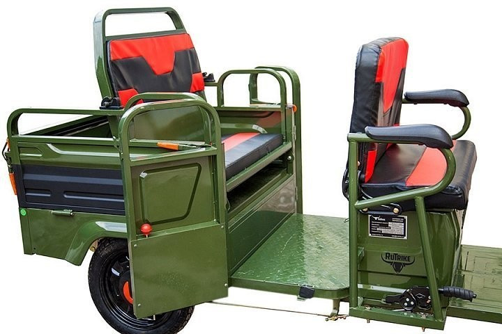 Грузовой электрический трицикл RuTrike Вояж П Трансформер в Уфе