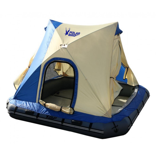 Надувной плот-палатка Polar bird Raft 260+слани стеклокомпозит в Уфе