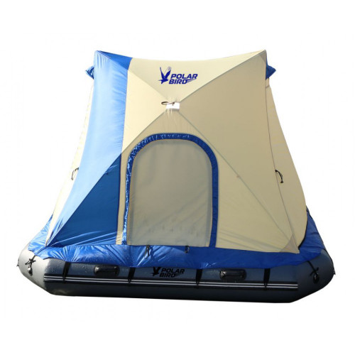 Надувной плот-палатка Polar bird Raft 260+слани стеклокомпозит в Уфе