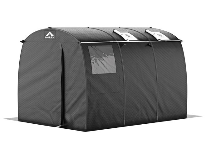 Мобильная баня-палатка МОРЖ Max (Черный) в Уфе