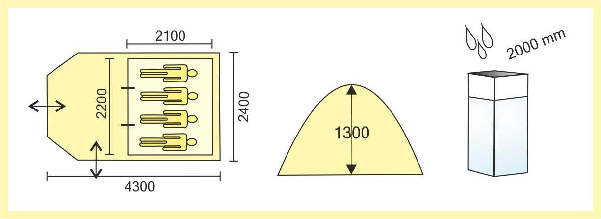 Туристическая палатка Путник Юпитер 4 в Уфе