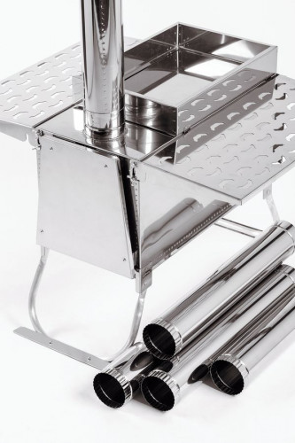 Печь-камин Инвент ПРО Большая в Уфе