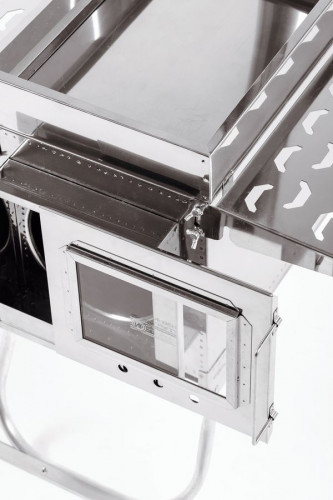 Печь-камин Инвент ПРО Большая в Уфе