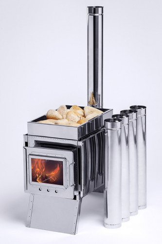 Печь-камин Инвент большая в Уфе