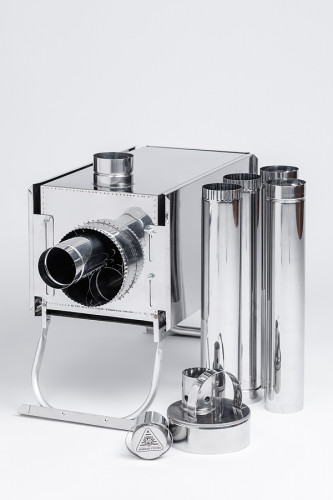 Печь Инвент экономка средняя с регулирующимися экранами в сумке в Уфе