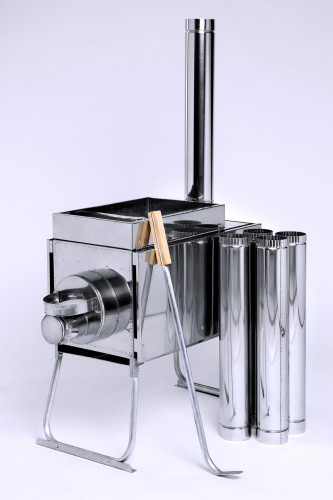 Печь Инвент Экономка средняя со стац. экранами в сумке в Уфе