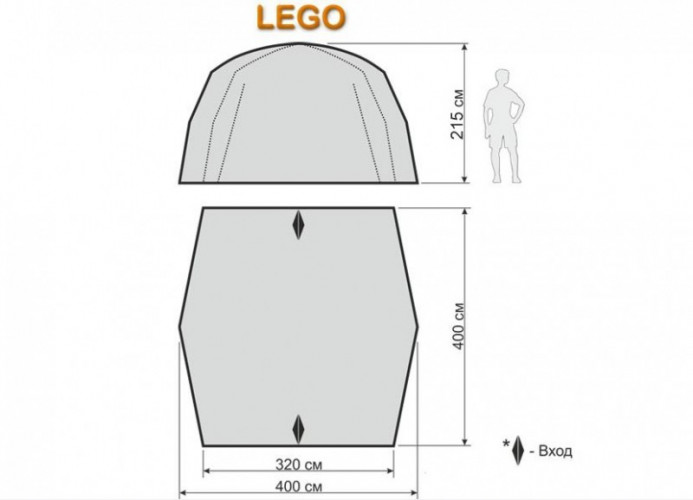 Шатер-тент World of Maverick LEGO в Уфе