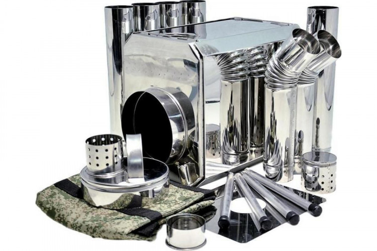 Печь пошехонка Турист 25 л с 3D экранами сталь 0,6мм в Уфе