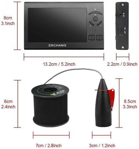 Видеокамера для подводной съемки "Erchang F430" в Уфе