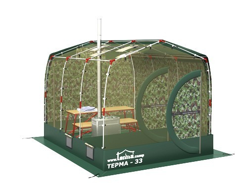 Зимняя палатка Терма-33 в Уфе