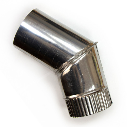 Колено дымохода d90, угол 45° в Уфе