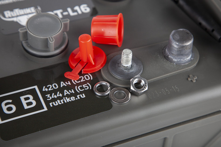 Тяговый аккумулятор RuTrike WET DTL16 (L16H-AC) 6V275A/H C3 в Уфе