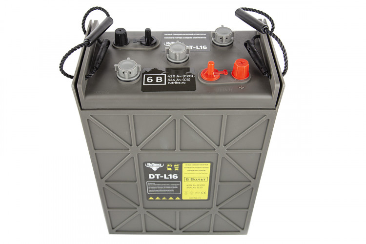 Тяговый аккумулятор RuTrike WET DTL16 (L16H-AC) 6V275A/H C3 в Уфе