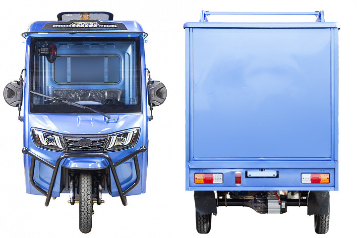 Электротрицикл Rutrike КАРГО Кабина Дуал обогрев 1500 фургон в Уфе