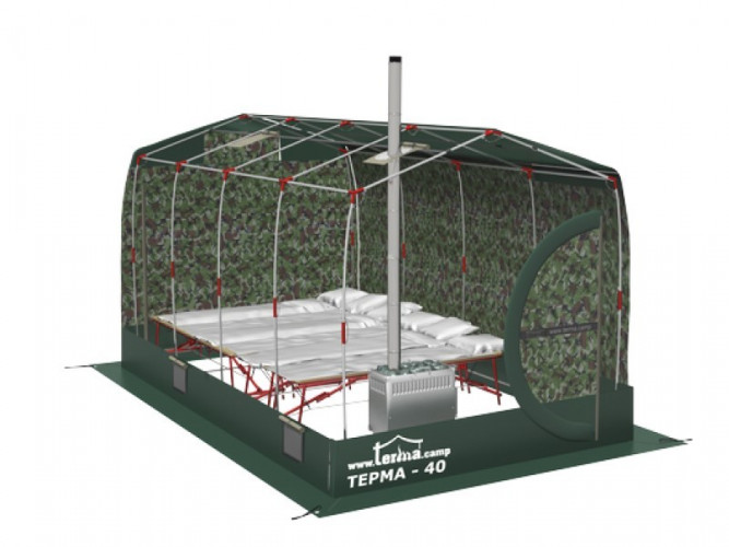 Зимняя палатка Терма-44 в Уфе
