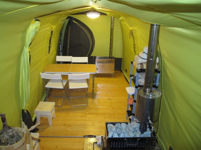 Зимняя палатка Терма-44 в Уфе