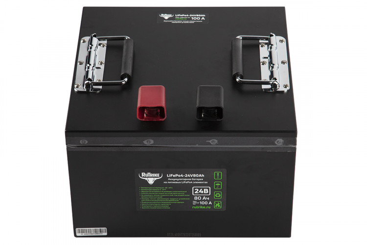 Тяговый железо-фосфатный аккумулятор RuTrike LiFePO4 24V80Ah (100A) в Уфе
