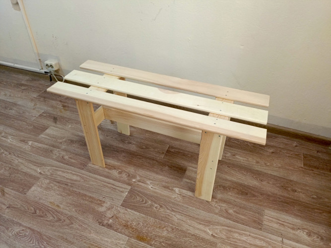 Лавка деревянная в Уфе