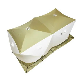 Палатка зимняя куб СЛЕДОПЫТ Premium Дубль в Уфе