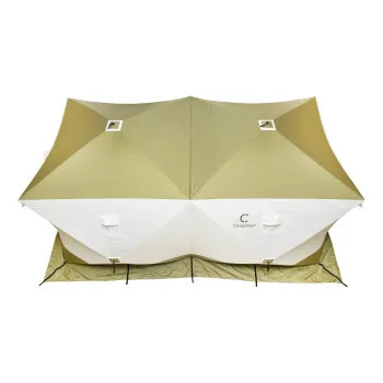 Палатка зимняя куб СЛЕДОПЫТ Premium Дубль в Уфе