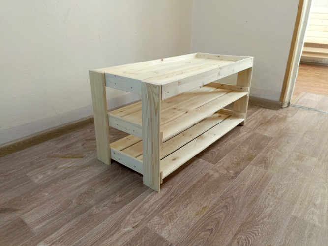 Полка для обуви деревянная в Уфе