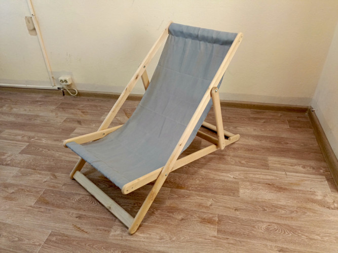 Кресло-шезлонг деревянное складное в Уфе