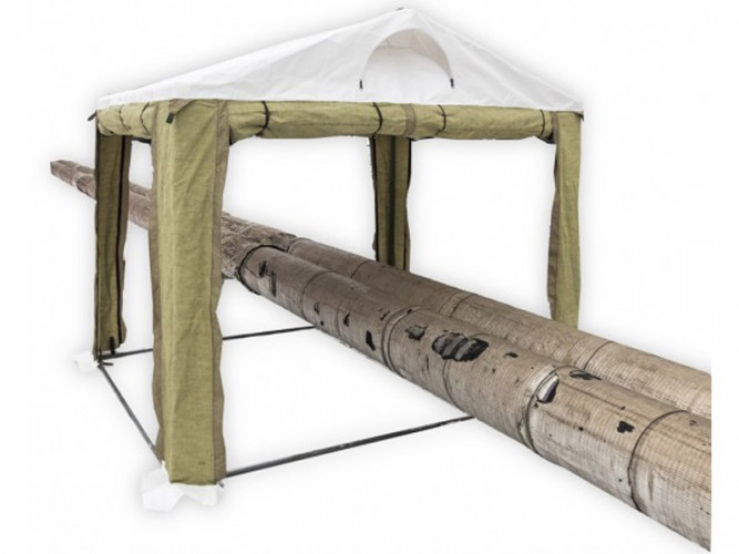 Палатка сварщика 2,0 X 2,0 ПВХ/брезент в Уфе