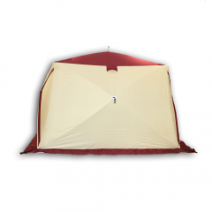 Зимняя палатка для рыбалки Куб Снегирь 3T Long Компакт