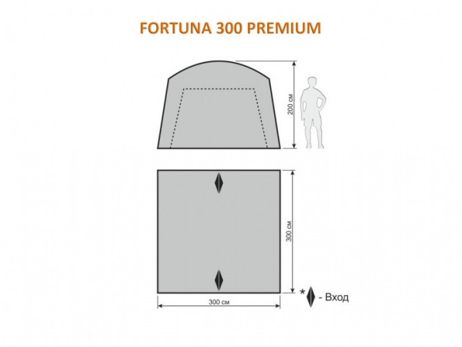 Шатер-тент World of Maverick FORTUNA 300 Premium в Уфе