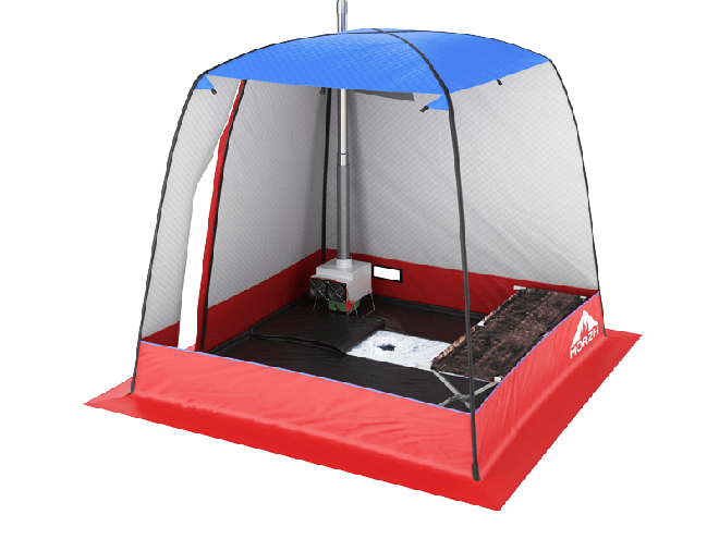 Мобильная баня-палатка МОРЖ (Черный) в Уфе